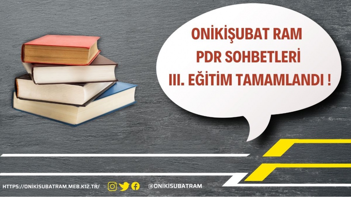PDR SOHBETLERİ III. EĞİTİM TAMAMLANDI !