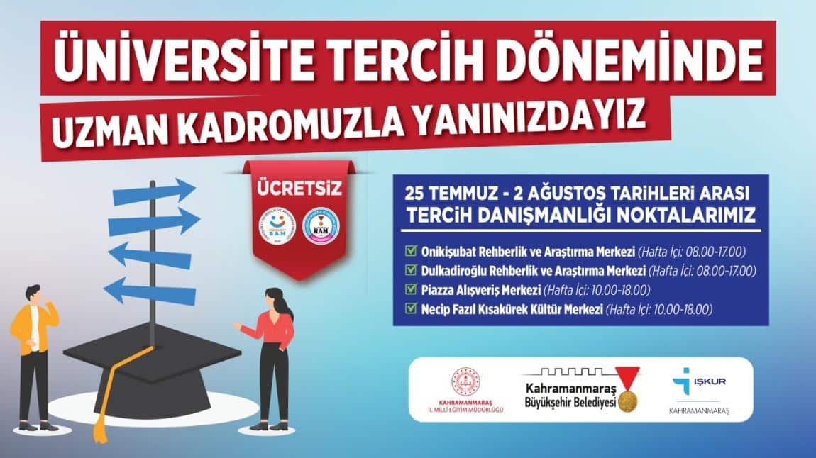 YKS ÜNİVERSİTE TERCİH SÜRECİ BAŞLIYOR