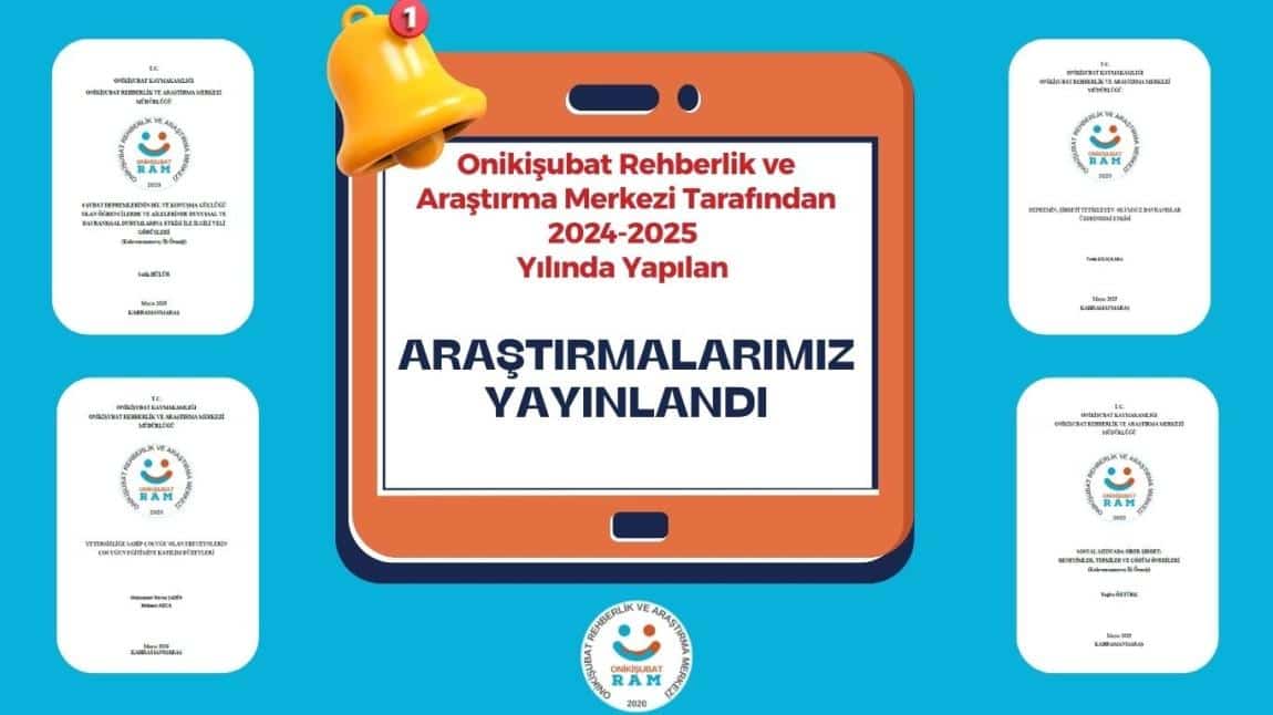 MERKEZİMİZ TARAFINDAN 2024-2025 YILINDA YAPILAN ARAŞTIRMALAR YAYINLANDI
